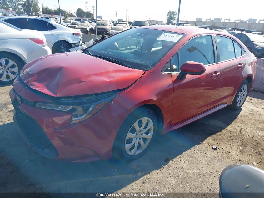 VIN 5YFEPMAE5MP204744 2021 TOYOTA COROLLA LE