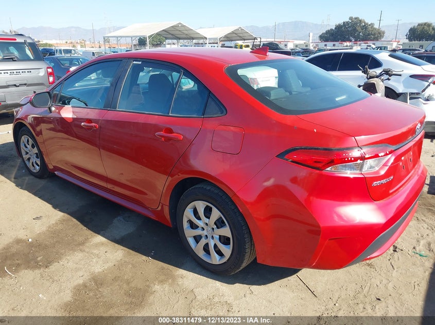 VIN 5YFEPMAE5MP204744 2021 TOYOTA COROLLA LE