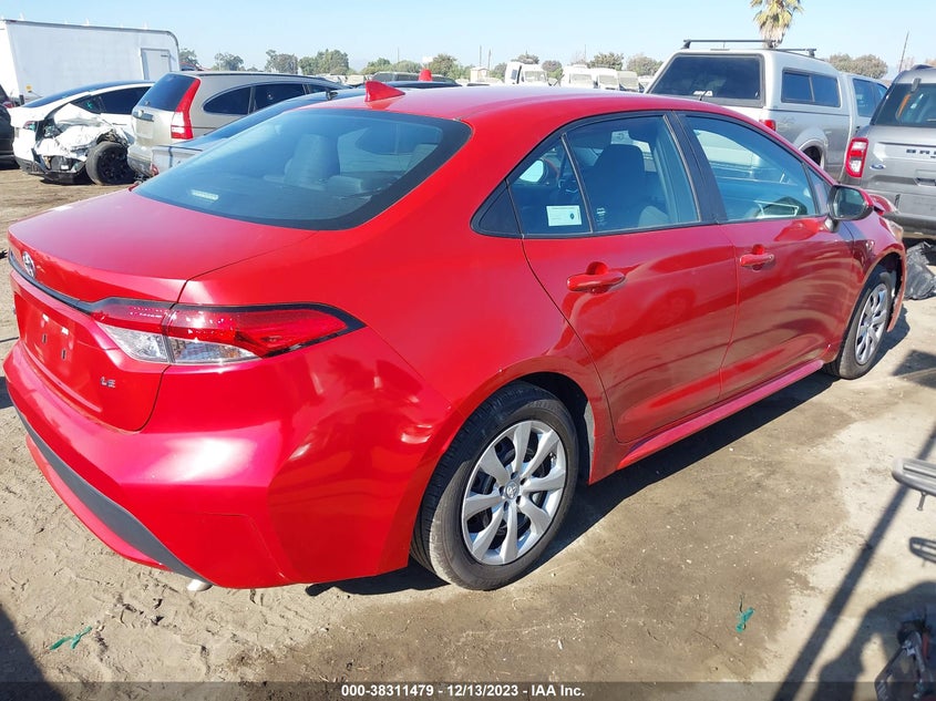 VIN 5YFEPMAE5MP204744 2021 TOYOTA COROLLA LE