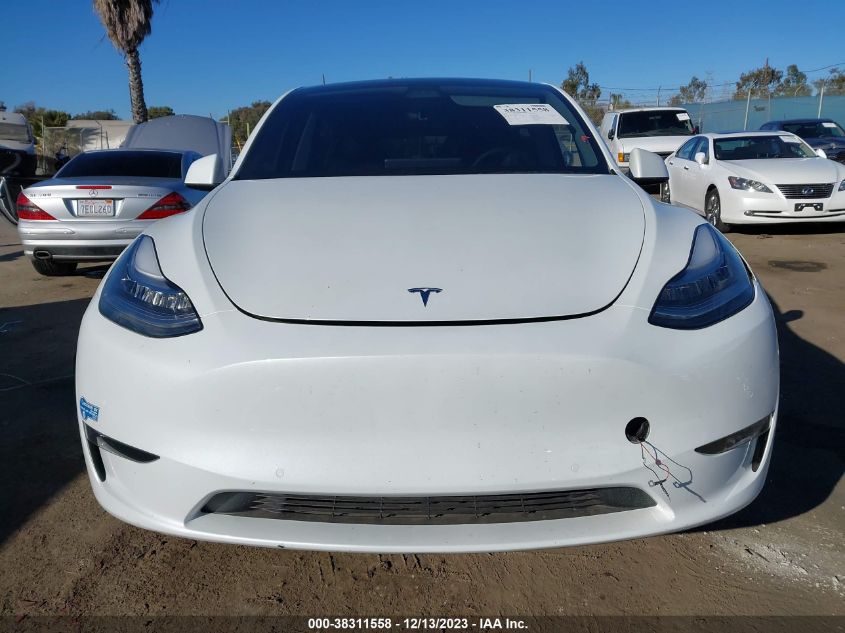 2021 TESLA MODEL Y LONG RANGE DUAL MOTOR ALL-WHEEL DRIVE - 5YJYGDEE0MF271366