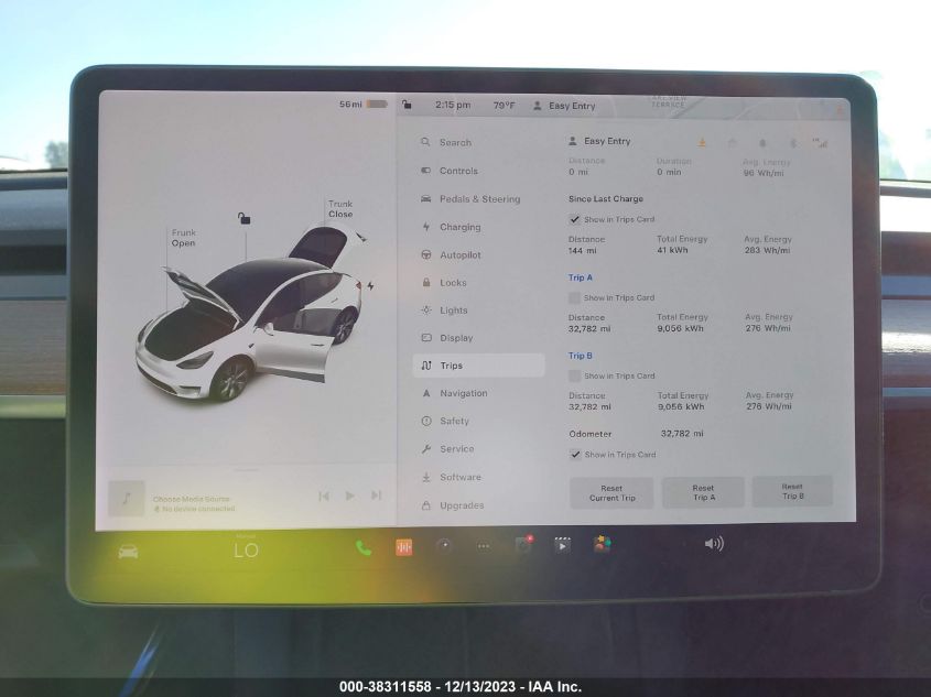 2021 TESLA MODEL Y LONG RANGE DUAL MOTOR ALL-WHEEL DRIVE - 5YJYGDEE0MF271366