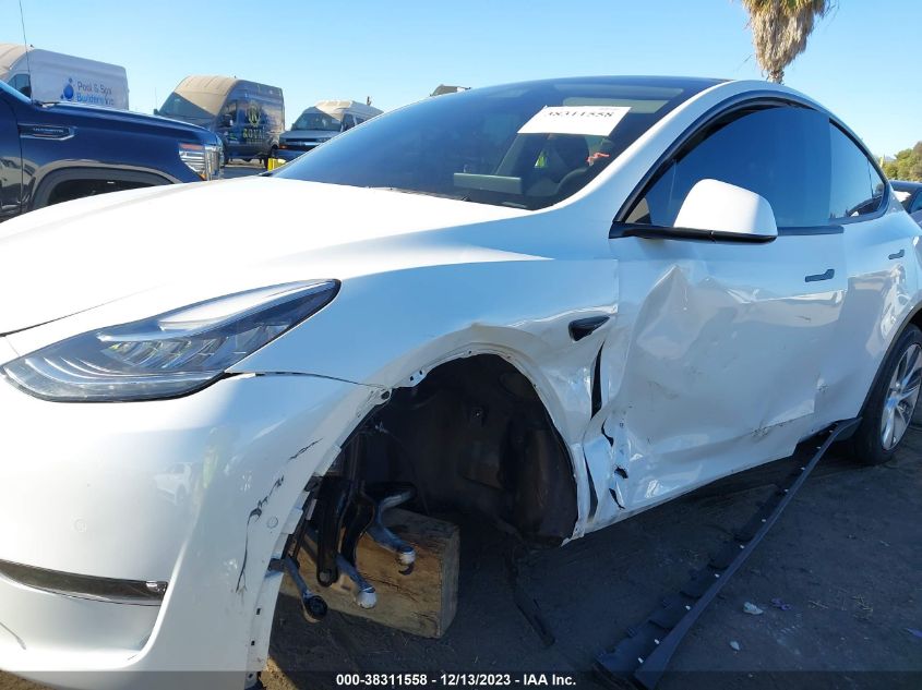 2021 TESLA MODEL Y LONG RANGE DUAL MOTOR ALL-WHEEL DRIVE - 5YJYGDEE0MF271366