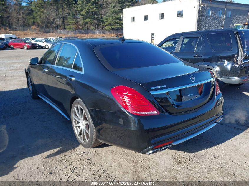2017 MERCEDES-BENZ AMG S 63 4MATIC WDDUG7JBXHA323991