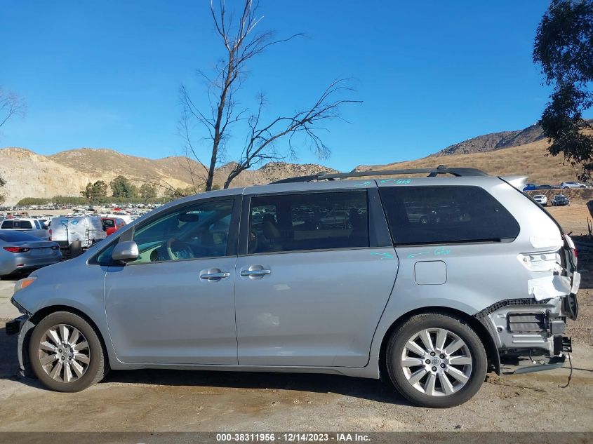 2014 TOYOTA SIENNA LIMITED V6 7 PASSENGER - 5TDYK3DC5ES462139