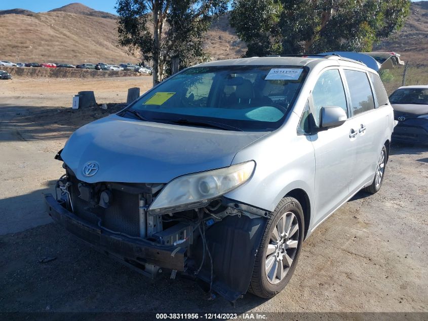 2014 TOYOTA SIENNA LIMITED V6 7 PASSENGER - 5TDYK3DC5ES462139