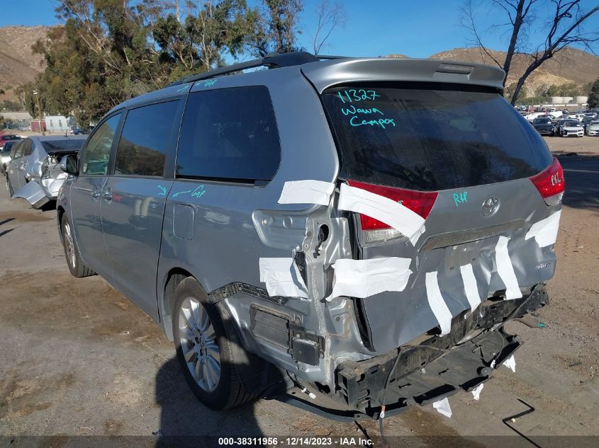2014 TOYOTA SIENNA LIMITED V6 7 PASSENGER - 5TDYK3DC5ES462139