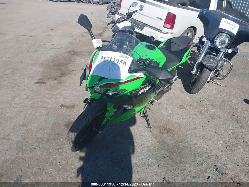 VIN JKAEXKH10PDAN6126 2023 KAWASAKI EX400
