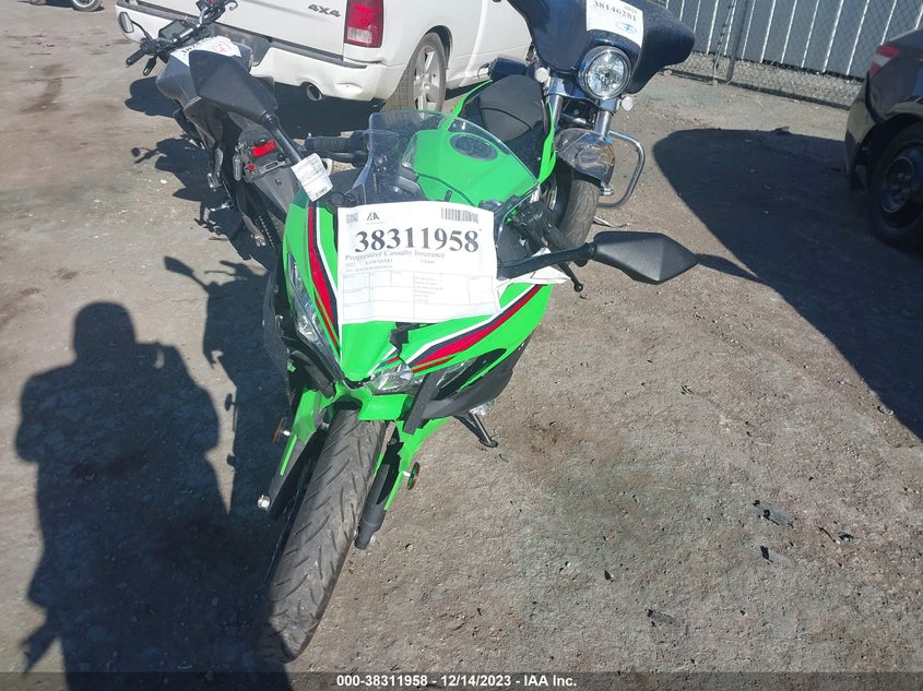 VIN JKAEXKH10PDAN6126 2023 KAWASAKI EX400