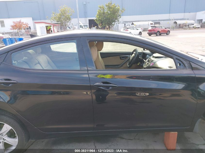 2013 HYUNDAI ELANTRA GLS - 5NPDH4AE9DH415418