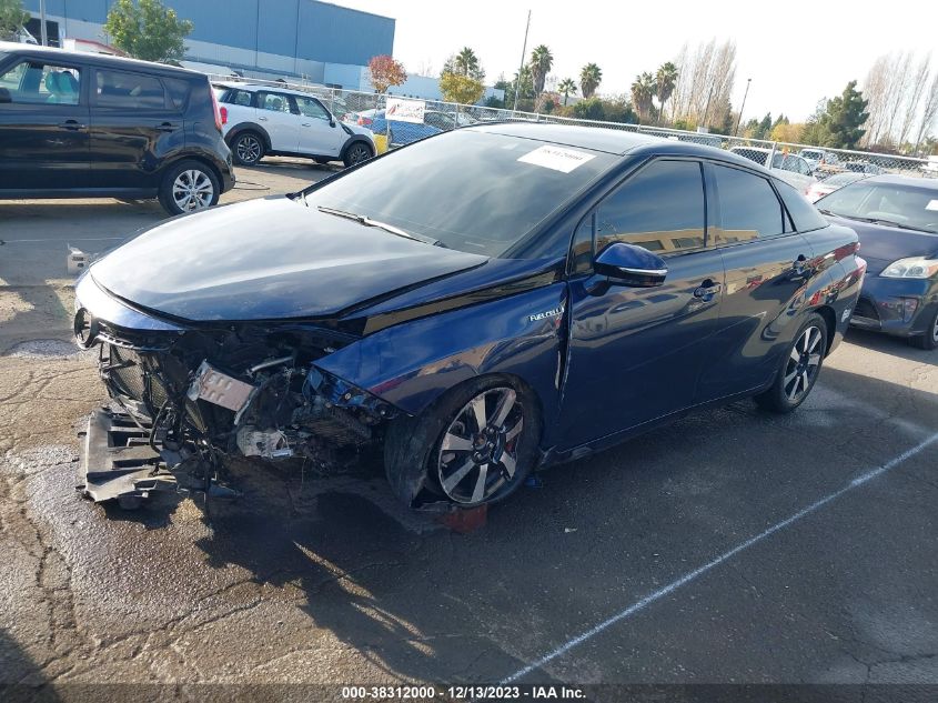 VIN JTDBVRBD8HA001854 2017 TOYOTA MIRAI