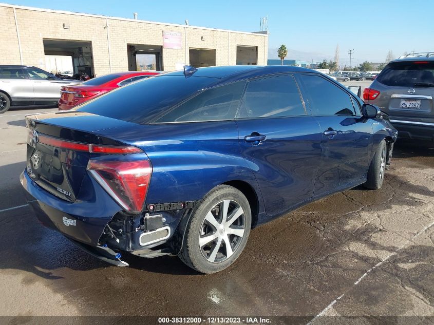 VIN JTDBVRBD8HA001854 2017 TOYOTA MIRAI
