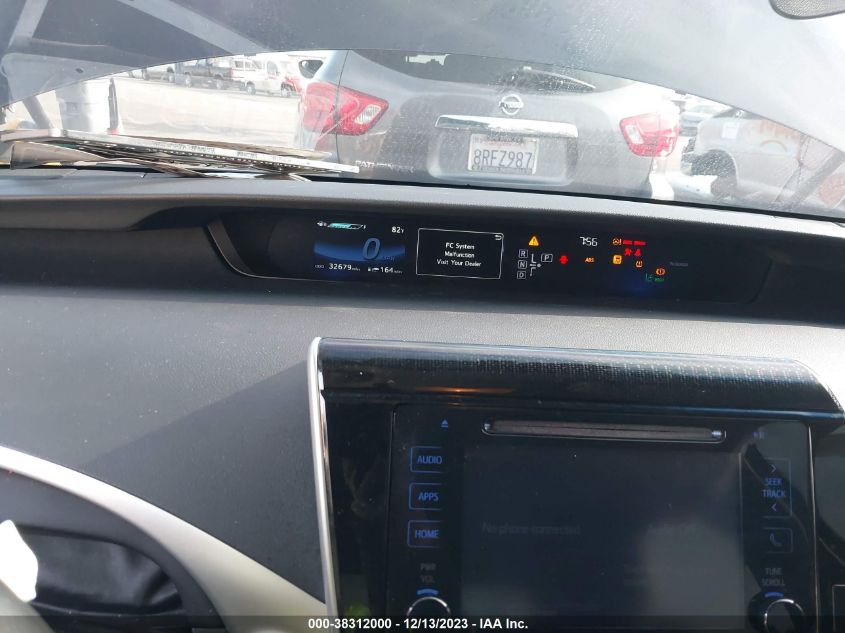 VIN JTDBVRBD8HA001854 2017 TOYOTA MIRAI