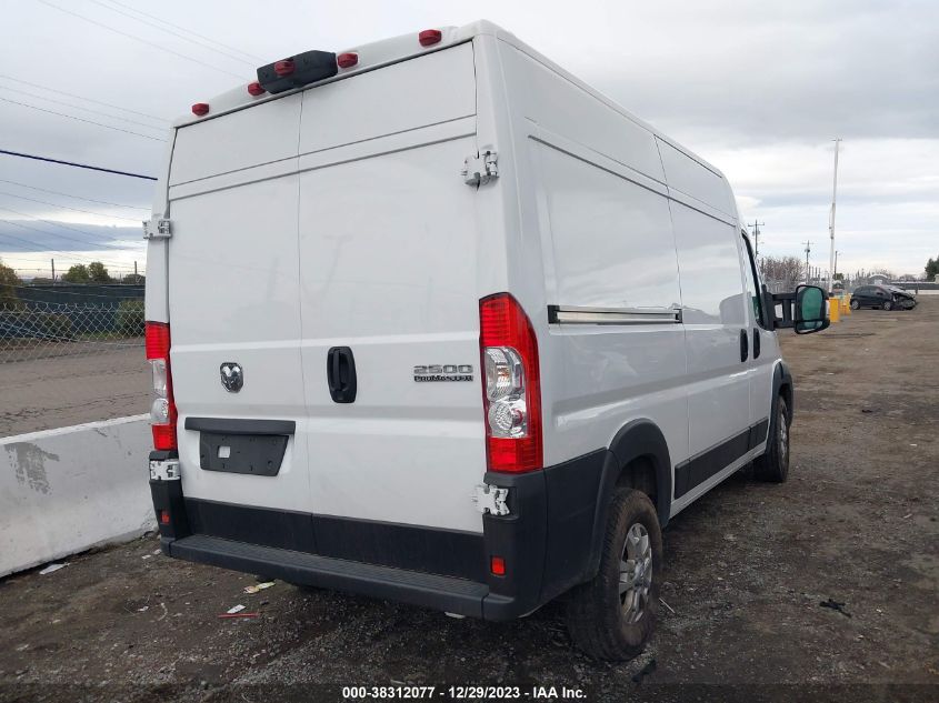 2023 RAM PROMASTER 2500 HIGH ROOF 136 WB 3C6LRVCG5PE543457