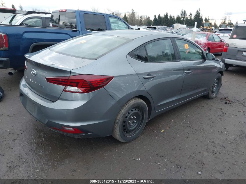 2019 HYUNDAI ELANTRA SE - KMHD74LF3KU758040