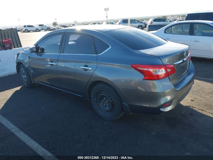 2016 NISSAN SENTRA S - 3N1AB7AP1GY302077