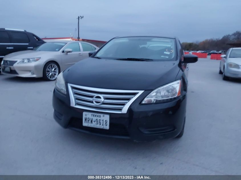 2014 NISSAN SENTRA S - 3N1AB7AP2EY206701