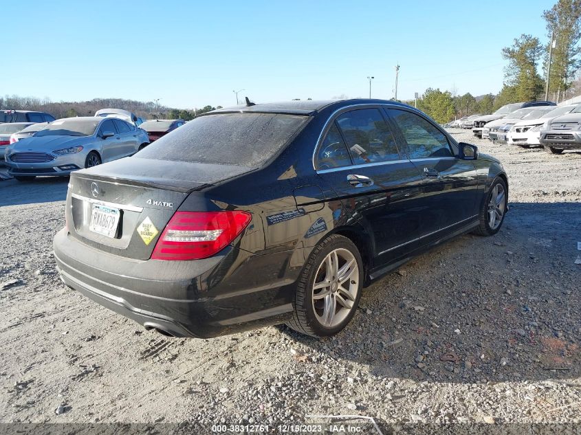 2013 MERCEDES-BENZ C 300 LUXURY 4MATIC/SPORT 4MATIC - WDDGF8AB7DA839886