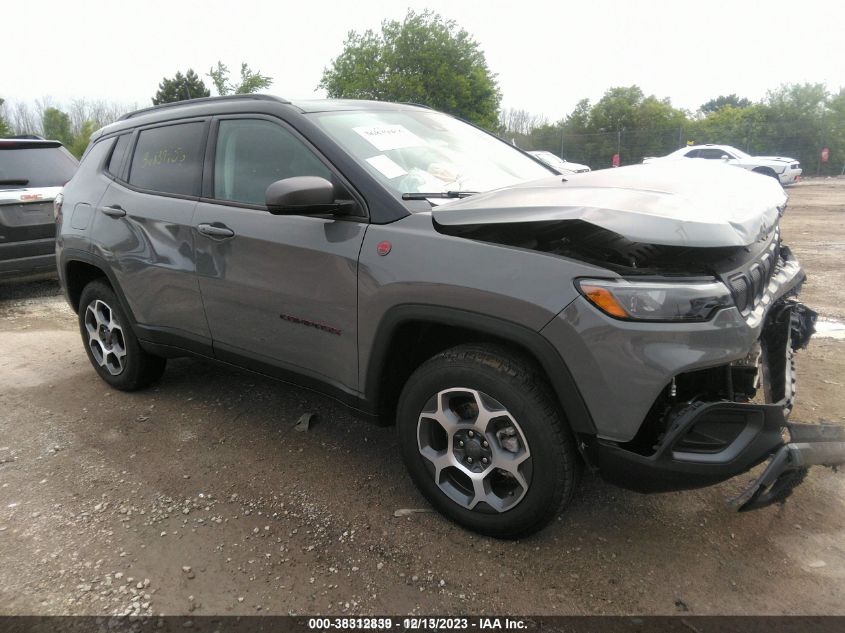 2022 JEEP COMPASS TRAILHAWK 4X4 - 3C4NJDDB4NT148751