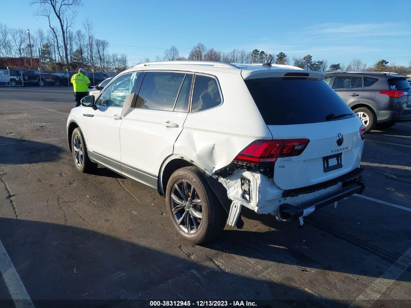 2022 VOLKSWAGEN TIGUAN 2.0T SE - 3VV3B7AX0NM143709