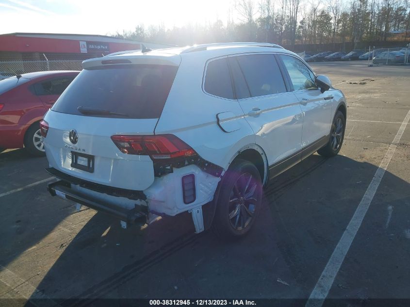 2022 VOLKSWAGEN TIGUAN 2.0T SE - 3VV3B7AX0NM143709