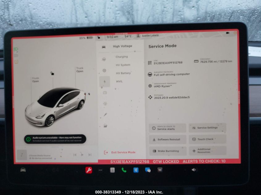 2023 TESLA MODEL 3 REAR-WHEEL DRIVE - 5YJ3E1EAXPF512768