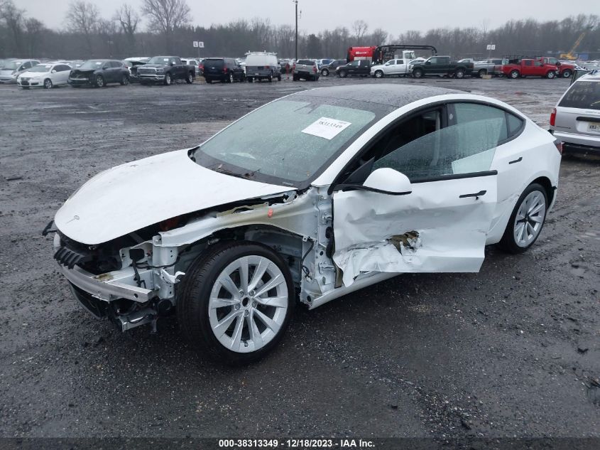 2023 TESLA MODEL 3 REAR-WHEEL DRIVE - 5YJ3E1EAXPF512768