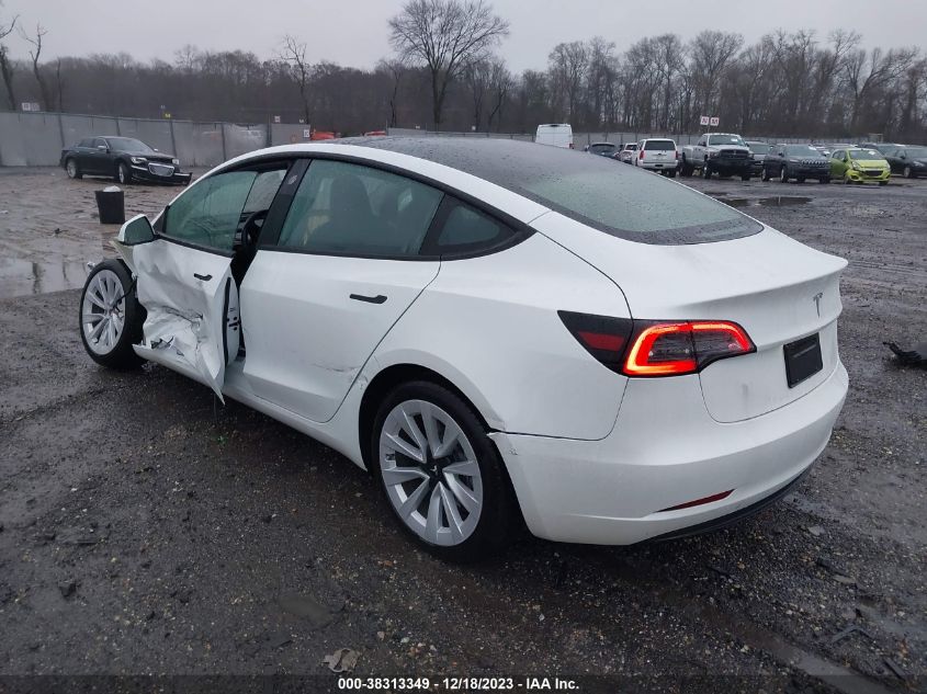 2023 TESLA MODEL 3 REAR-WHEEL DRIVE - 5YJ3E1EAXPF512768