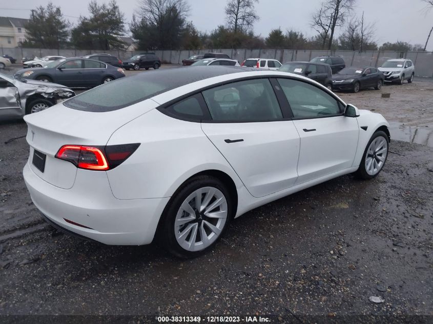 2023 TESLA MODEL 3 REAR-WHEEL DRIVE - 5YJ3E1EAXPF512768