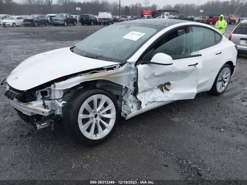 2023 TESLA MODEL 3 REAR-WHEEL DRIVE - 5YJ3E1EAXPF512768