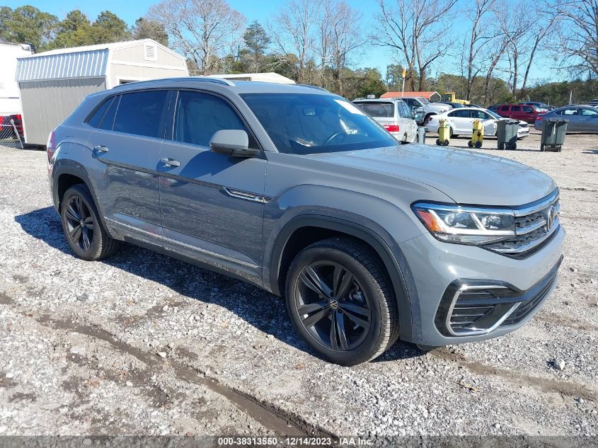 2021 VOLKSWAGEN ATLAS CROSS SPORT 3.6L V6 SE W/TECHNOLOGY R-LINE - 1V2PE2CA8MC230596