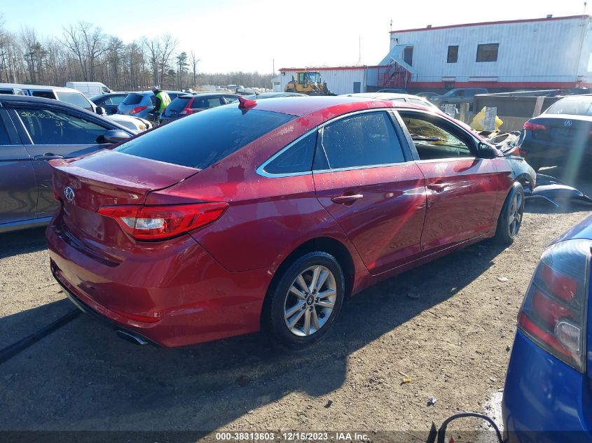 2015 HYUNDAI SONATA SE - 5NPE24AF9FH249287