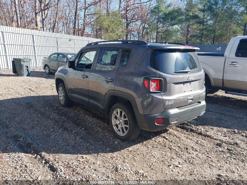 VIN ZACNJBBB1LPL91541 2020 JEEP RENEGADE LATITUDE