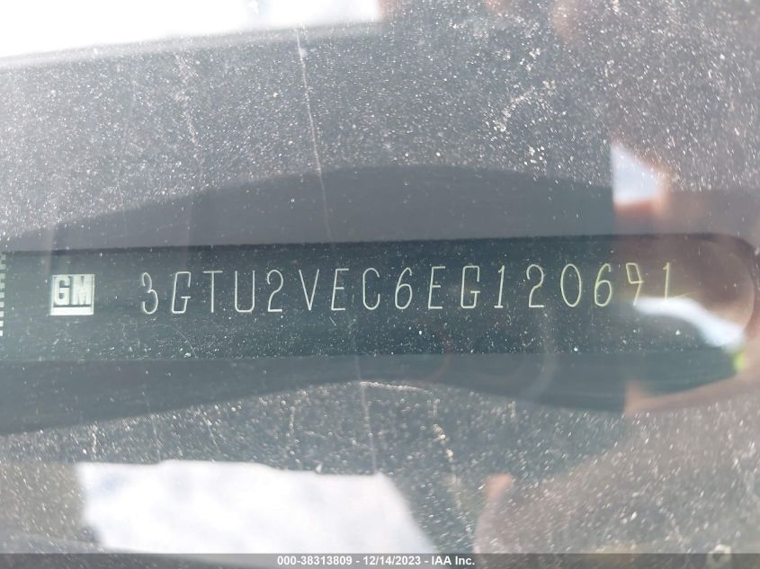 2014 GMC SIERRA 1500 SLT - 3GTU2VEC6EG120691