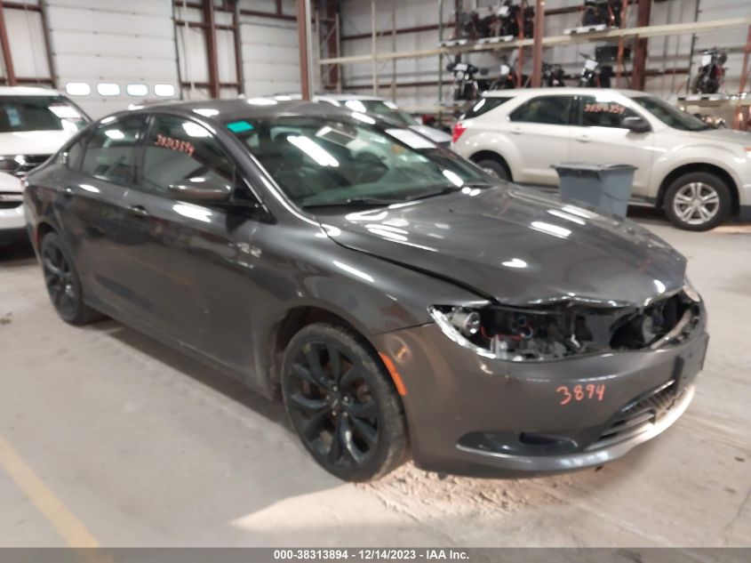 2015 CHRYSLER 200 S - 1C3CCCBG6FN511390