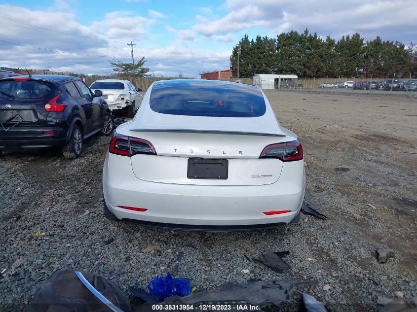 2019 TESLA MODEL 3 LONG RANGE/PERFORMANCE - 5YJ3E1EB6KF422146