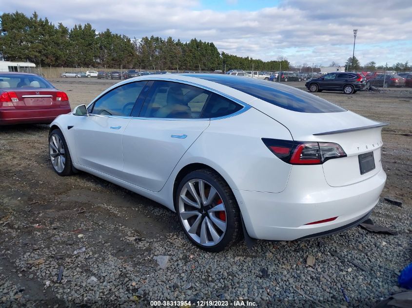 2019 TESLA MODEL 3 LONG RANGE/PERFORMANCE - 5YJ3E1EB6KF422146