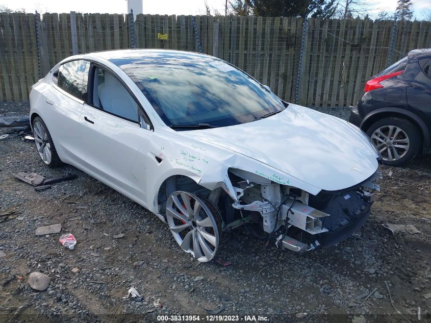 2019 TESLA MODEL 3 LONG RANGE/PERFORMANCE - 5YJ3E1EB6KF422146