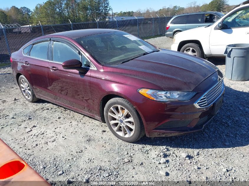 2017 FORD FUSION SE - 3FA6P0HD1HR256873