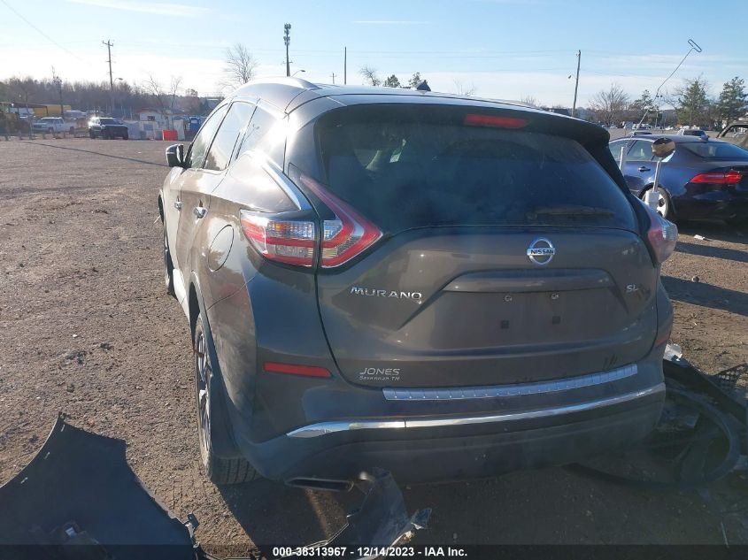 2015 NISSAN MURANO SL - 5N1AZ2MG5FN246336