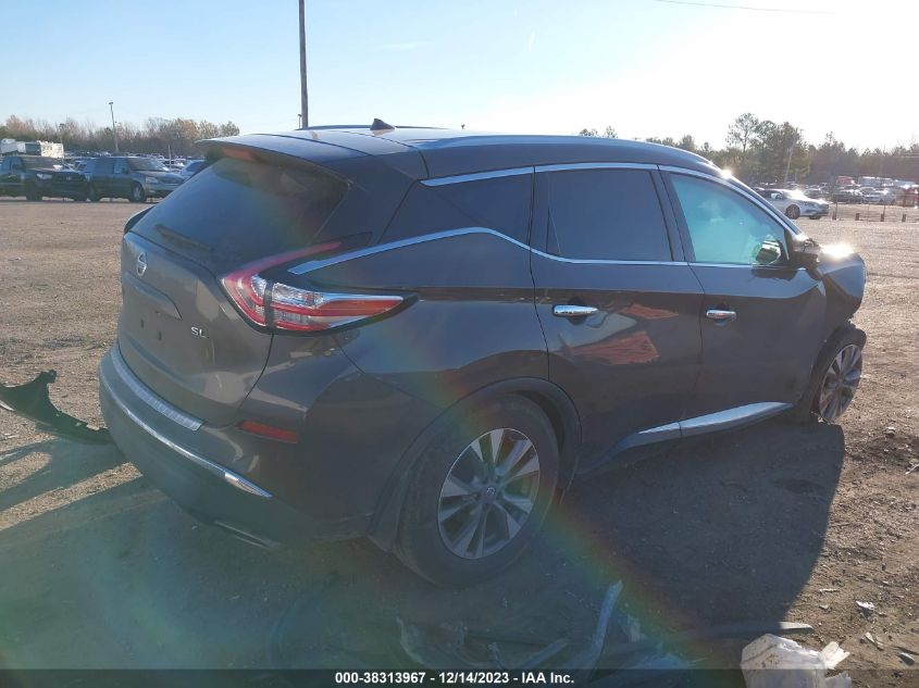 2015 NISSAN MURANO SL - 5N1AZ2MG5FN246336