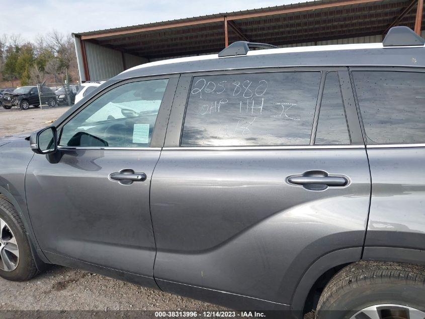 2023 TOYOTA HIGHLANDER XLE - 5TDKDRAH4PS018160