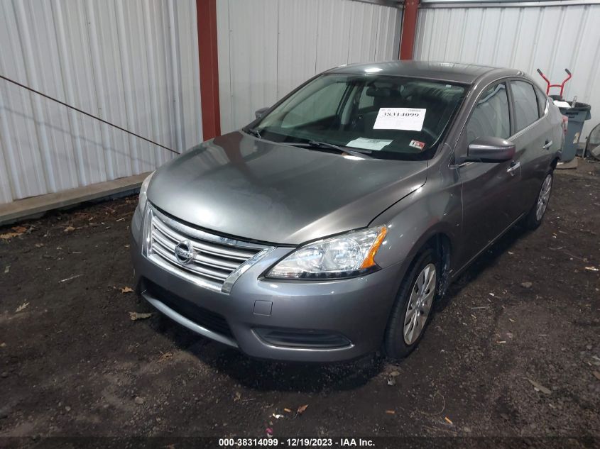 2015 NISSAN SENTRA S - 3N1AB7AP2FY261621