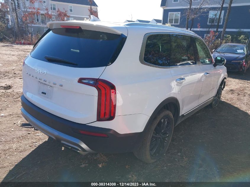 VIN 5XYP54HC4NG210933 2022 KIA TELLURIDE SX