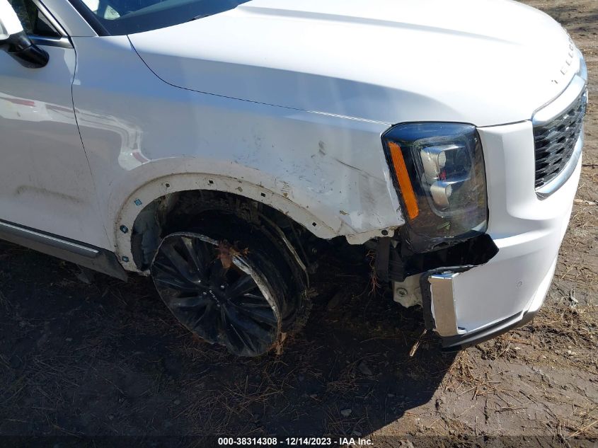 VIN 5XYP54HC4NG210933 2022 KIA TELLURIDE SX