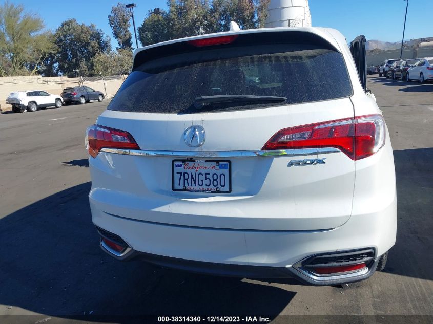 2016 ACURA RDX TECH PKG/TECH/ACURAWATCH PLUS PKG - 5J8TB3H5XGL017892