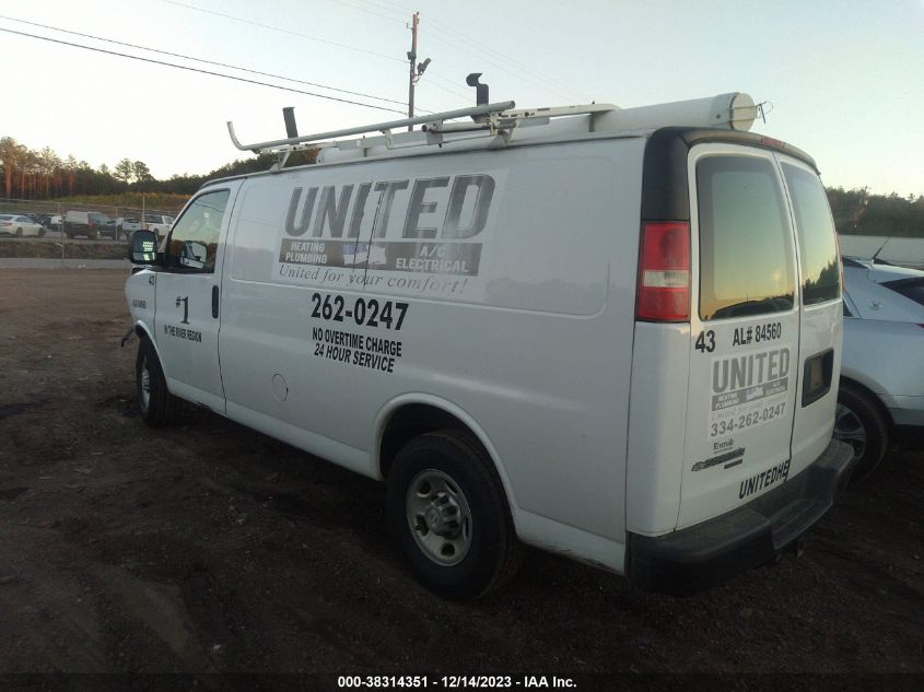 2016 CHEVROLET EXPRESS 2500 WORK VAN 1GCWGAFF1G1282421