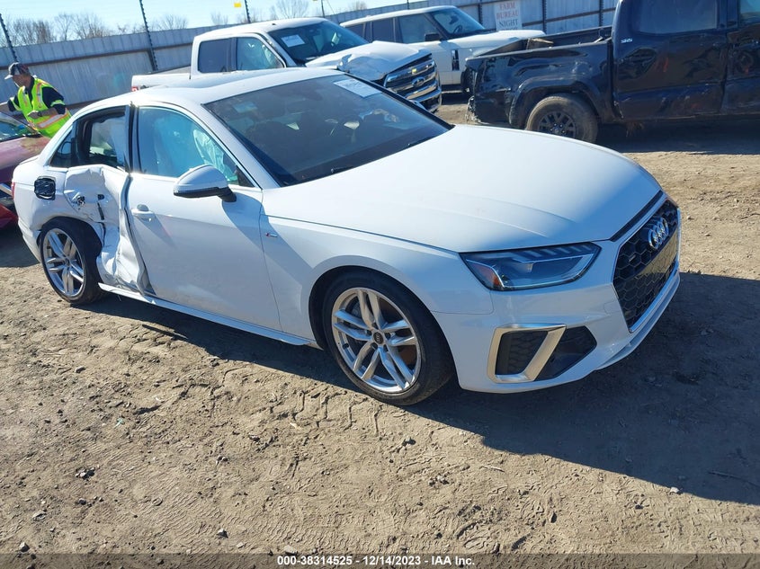 VIN WAUEAAF4XNN013736 2022 AUDI A4 PREMIUM PLUS 45 TFSI S LINE QUATTRO S TRONIC