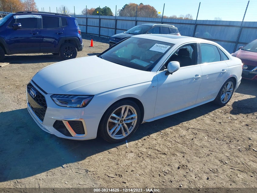 VIN WAUEAAF4XNN013736 2022 AUDI A4 PREMIUM PLUS 45 TFSI S LINE QUATTRO S TRONIC