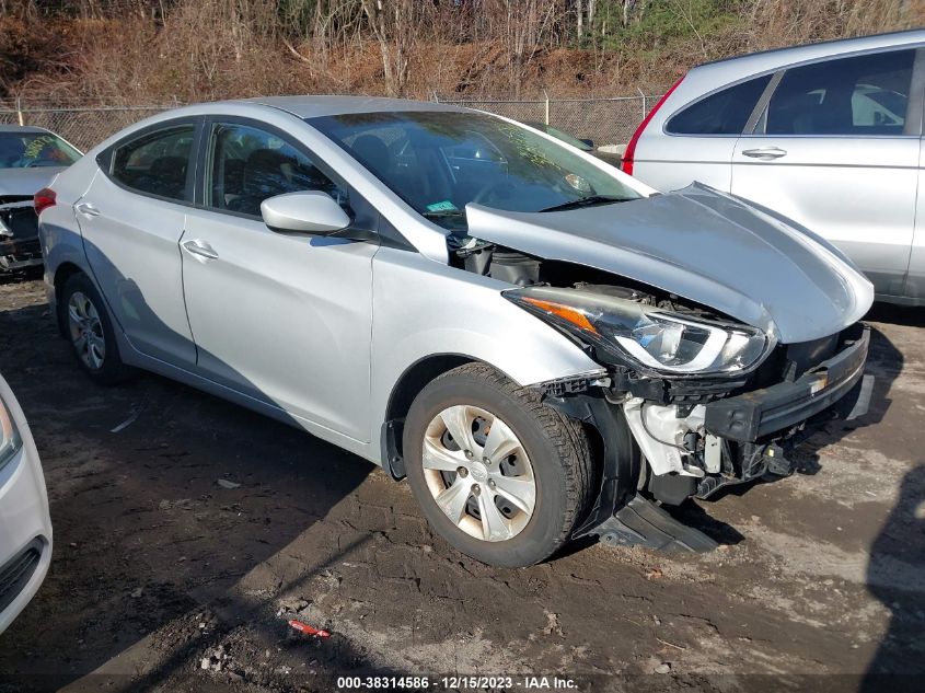 2016 HYUNDAI ELANTRA SE/SPORT/LIMITED - 5NPDH4AE3GH720742