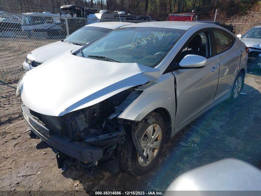 2016 HYUNDAI ELANTRA SE/SPORT/LIMITED - 5NPDH4AE3GH720742